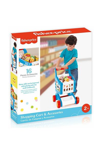 FISHER PRICE Carucior de cumparaturi cu accesorii