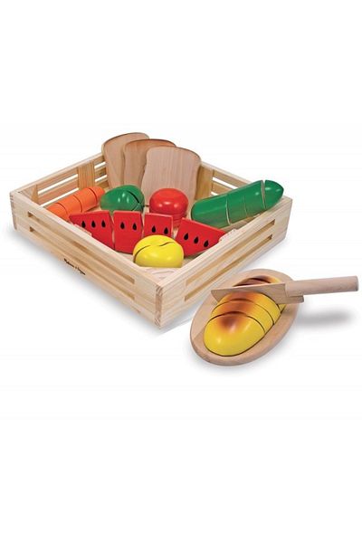 Melissa & Doug Joc din lemn alimente de feliat