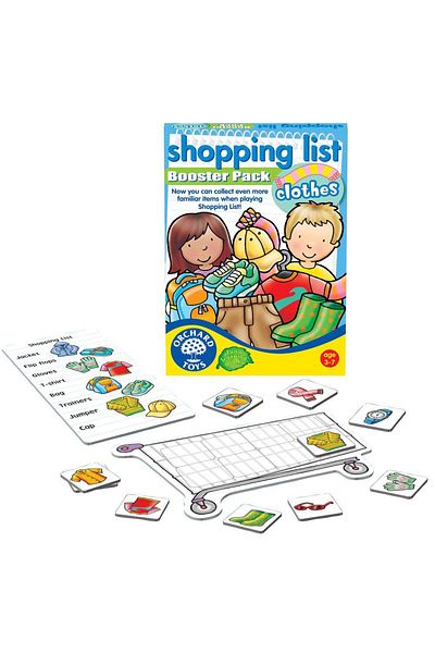 Orchard Toys Lista de cumparaturi - Hainutele mele