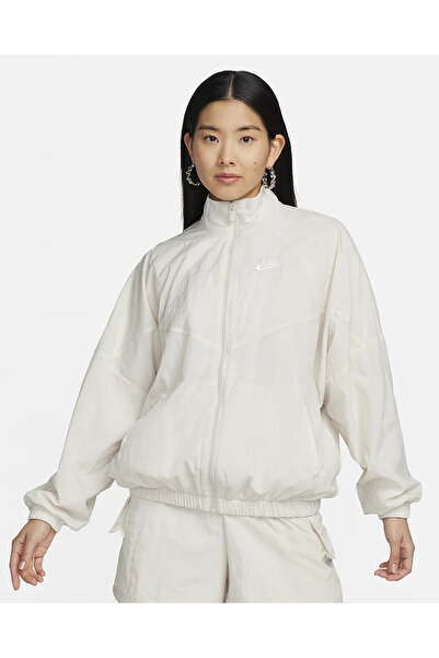 Nike Спортивний одяг Essential Windrunner Woven FullZip Cream Жіноча куртка н...