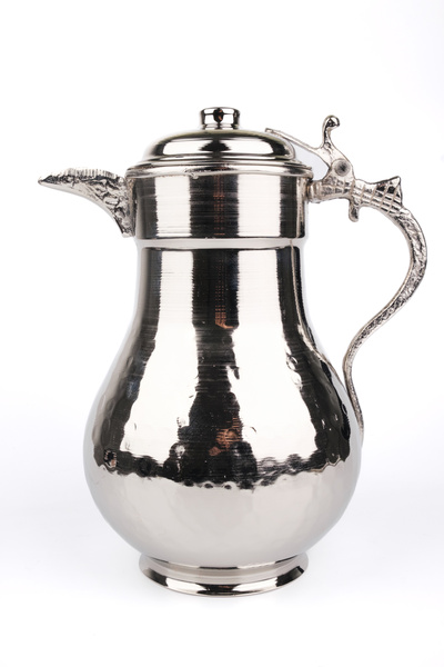 Zinnun Bakır Kapaklı Sürahi Yoğun Çekiçli 2 lt