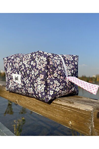 Joli حقيبة مكياج وحقيبة سفر باللون الأرجواني