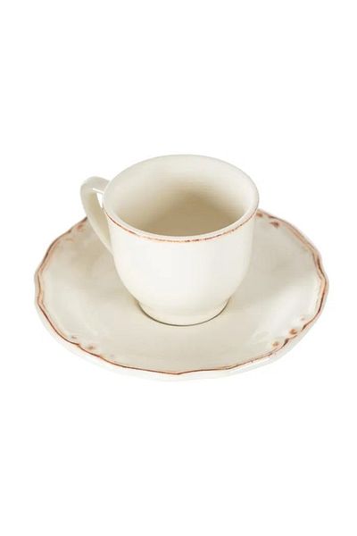 Mudo Concept Ecru Ceramic Tea Cup Set - 6 People, 180 ml