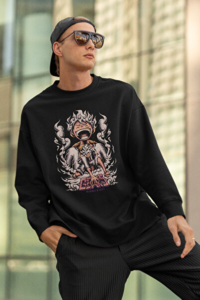SEVBANO Monkey D. Luffy Gear 5 majica sa štampanim unisex anime likom veće ve...