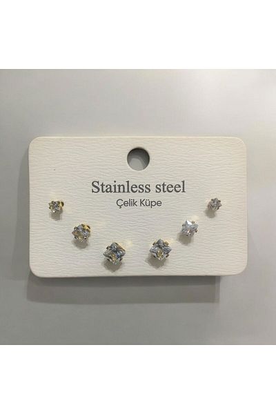 LeylanTakı Leylan Jewelry Women Zircon Stone Ball Earrings