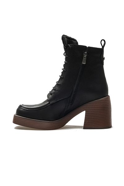 Mammamia Γυναικείο Loafer από γνήσιο δέρμα - Casual Boots (36-40) 24k D24kb-4615 Z Black Nubuck