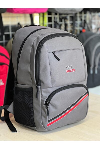 Vier Adler حقيبة ظهر مدرسية مع حجرة للكمبيوتر المحمول وحقيبة يومية