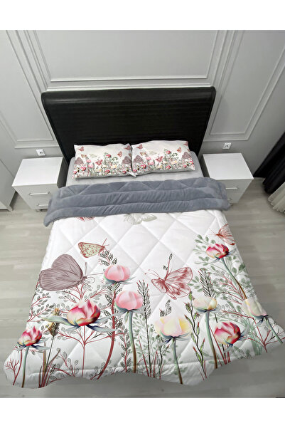 yok yok evim eve dair her şey Welsoft Pofuduk Çift Taraflı BAHAR  Desenli Çif...