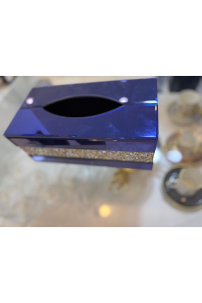 hediye Esterhomedecor Glass Stone Napkin Holder
