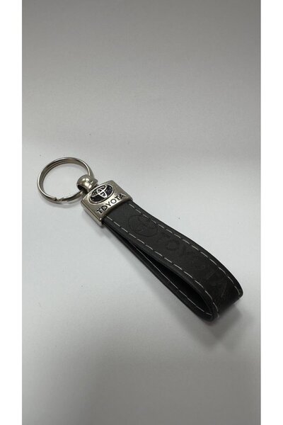 STİLİX GARAGE ميدالية مفاتيح تويوتا وشعار (أسود)