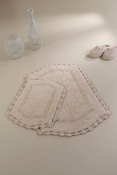 İrya Dale Banyo Paspası 2'li Bej 40x60 60x90