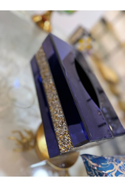 hediye Esterhomedecor Glass Stone Napkin Holder