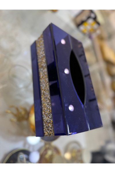 hediye Esterhomedecor Glass Stone Napkin Holder