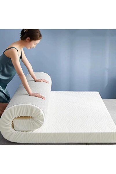 puffiber Visco Ortopedik Yatak Pedi Yatak Şiltesi Fermuarlı Lastikli 5 cm