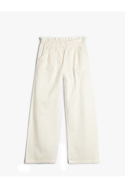 Koton Basic-Hose mit elastischem Bund und Baumwolltaschen
