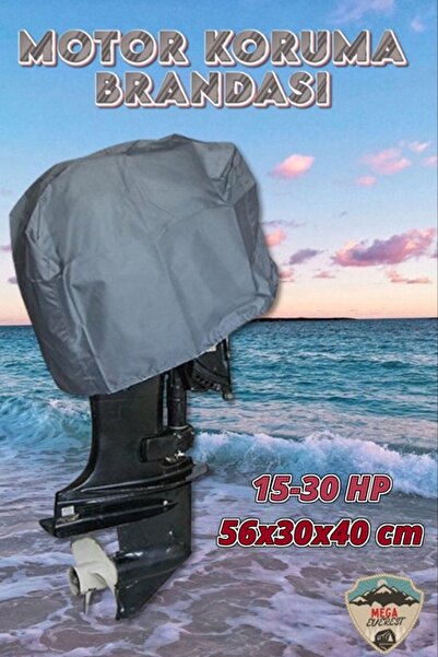 Mega Everest Dıştan Takma 15-30 HP Motor Uyumlu Tekne Kayık Sandal Koruma Bra...