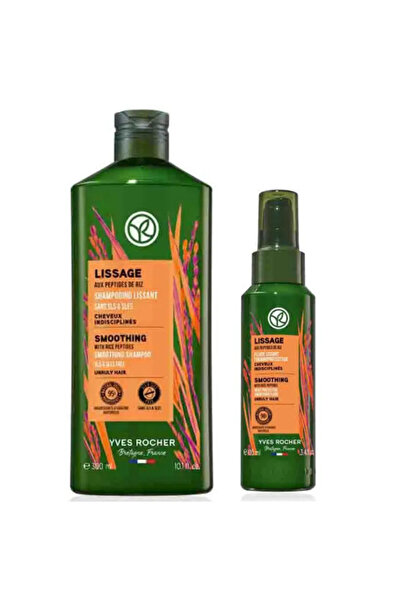 Yves Rocher Isı Koruyucu Prebiyotik Serum + Prebiyotik Şampuan 2'li Set ( Kabarık Saçlar )