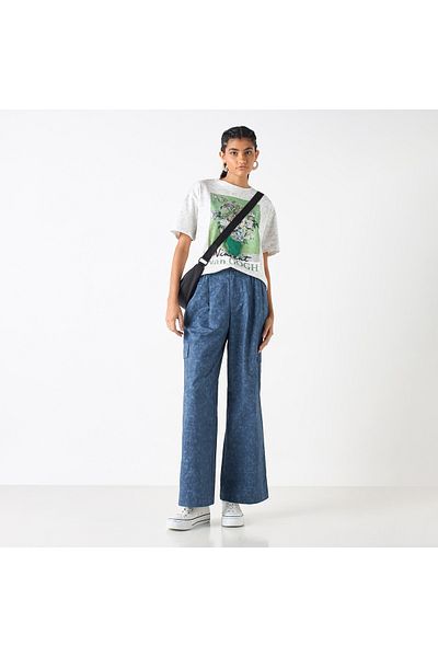 SP Characters Vincent Van Gogh Print T-shirt with Short Sleeves