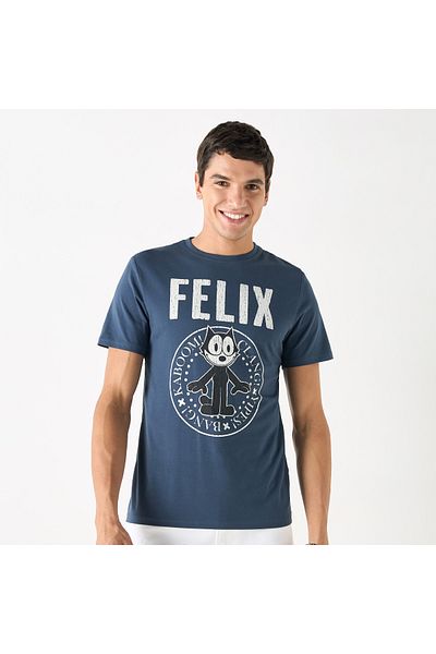 SP Characters Graphic Print Crew Neck T-shirt with Short Sleeves