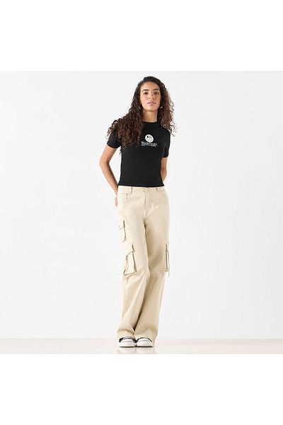 SP Characters Printed T-shirt with Crew Neck and Short Sleeves
