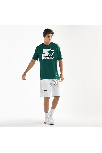 FAV Starter Logo Print Crew Neck T-shirt with Short Sleeves