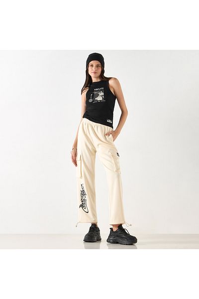 SP Characters Anime Print Sleeveless Tank Top with Crew Neck