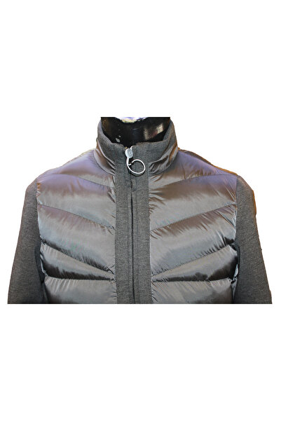 Allegro Erkek Kolları Triko Kışlık Mont