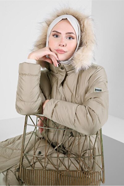 Alvina PALTOANĂ PUF CU GLUGĂ 90430