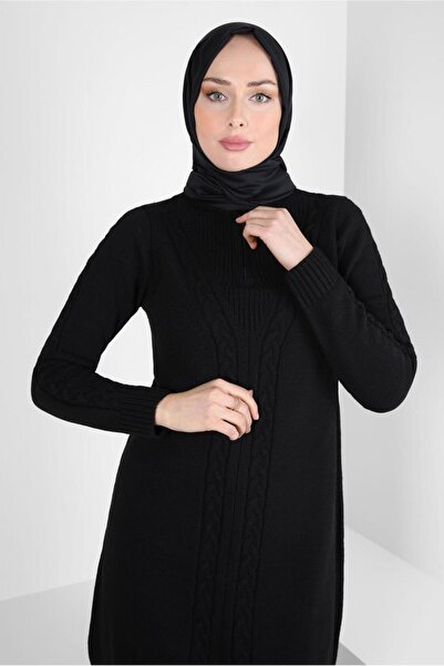 Alvina Tunica de tricotaje cu guler cu fermoar 44064