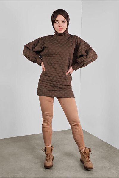 TRENDTESETTÜR Γυναικείο τουνίκ με μοτίβο μαύρισμα 9234
