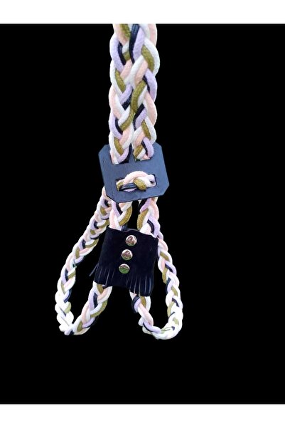 balkonda Köpek Göğüs Tasması Gezdirme Kayışı Küçük Irk Göğüs Ölçüsü:30-60cm Kayış:100cm Dog Harness Tb4-3