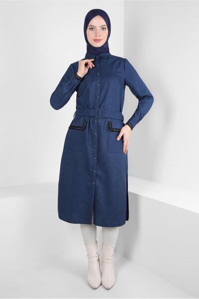 Alvina BELTED EMBROIDERY DETAIL TUNIC 44220