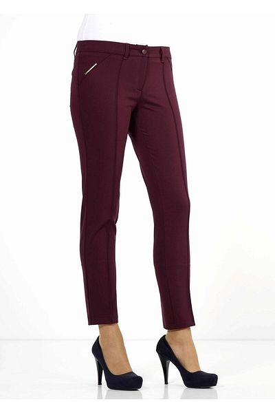 TRENDTESETTÜR Women's Purple (BENGOVİL) Skinny Leg Trousers 3167
