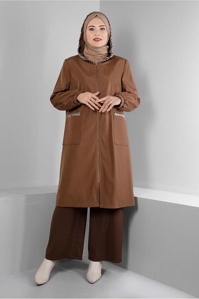 Alvina PADDY SHOULDERED HOODED TRENCKOT 10695