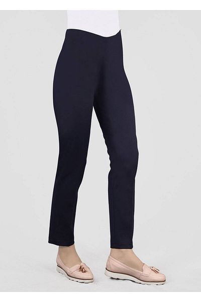 TRENDTESETTÜR Women's Navy Blue T 1750 Allday-Hesettür Pants
