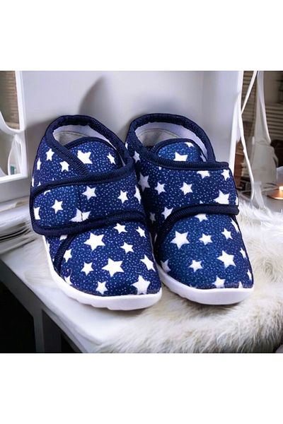 JOJO KIDS παιδικές παντόφλες velcro, παπούτσια για το σπίτι, παπούτσια νηπιαγωγείου, παπούτσια νηπιαγωγείου