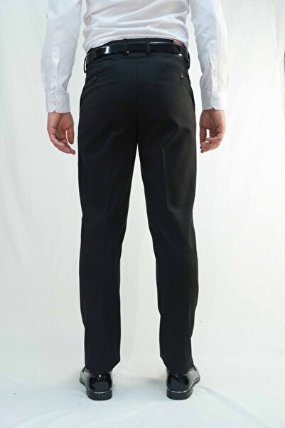 Bomonti Ανδρικό μαύρο παντελόνι