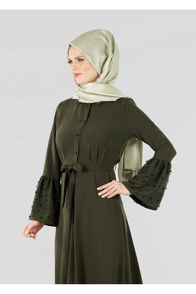 TRENDTESETTÜR T 0515 Φόρεμα με Πέρλες