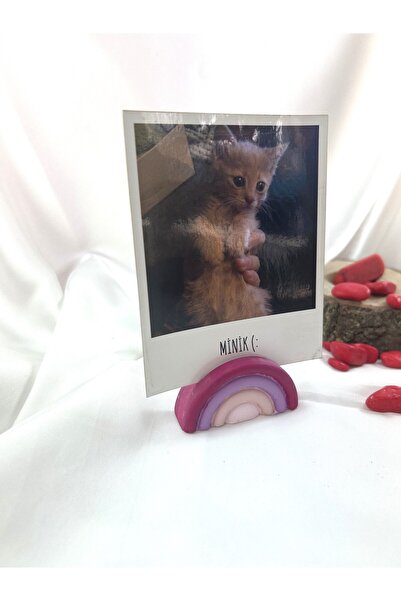 Melouro Pink Series Rainbow Note Holder, Photo and Card Holder, Note Holder Wedding Name Holder