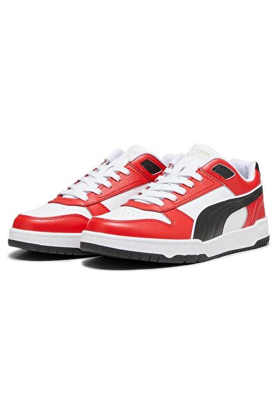 Puma Rbd Game Low White Black Unisex Spor Ayakkabı 386373-20