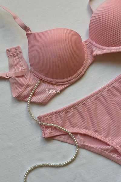 Rubuvi Aria Women's Supported Recovery Underwire Bralet Dowry Underwear Panties Bra Set Lingerie Set
