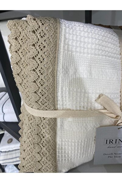 Home Martına dantelli nevresimli pike takımı