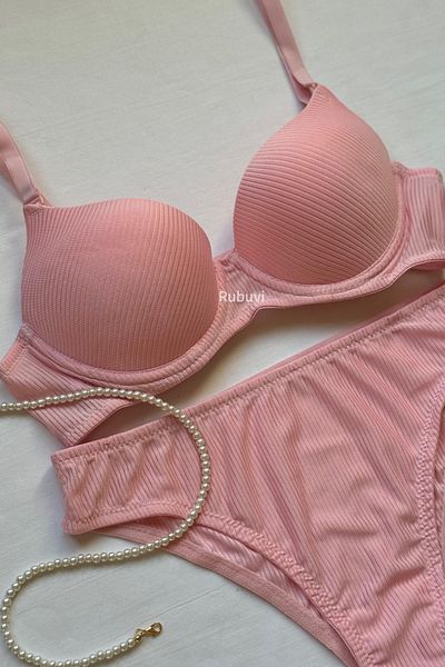 Rubuvi Aria Women's Supported Recovery Underwire Bralet Dowry Underwear Panties Bra Set Lingerie Set