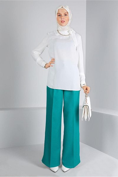 Alvina TIE-DETAIL CREPE BLUZ 43381