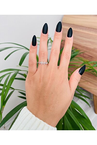 RM Bijuteri الزركون حجر العلامة التجارية نموذج تصميم حرف H حلقة حرف فولاذية ق...