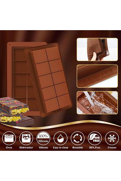 AXE HOME 2 Pieces of Dubai Chocolate - Bpa Free Mold
