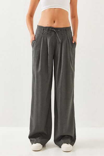 Bianco Lucci Plissee-Palazzo-Hose für Damen 60351229