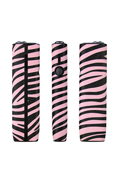 CeymSTecH Yeni İluma ONE Kapak Koruma Kılıfı Pembe Zebra deseni