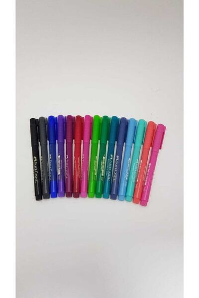 Faber Castell 1554 Broadpen 0.8mm. Keçe Uçlu Kalem Pastel Turkuaz