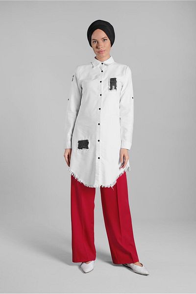 TRENDTESETTÜR Loose Trousers with Lace-Up Waist 1002